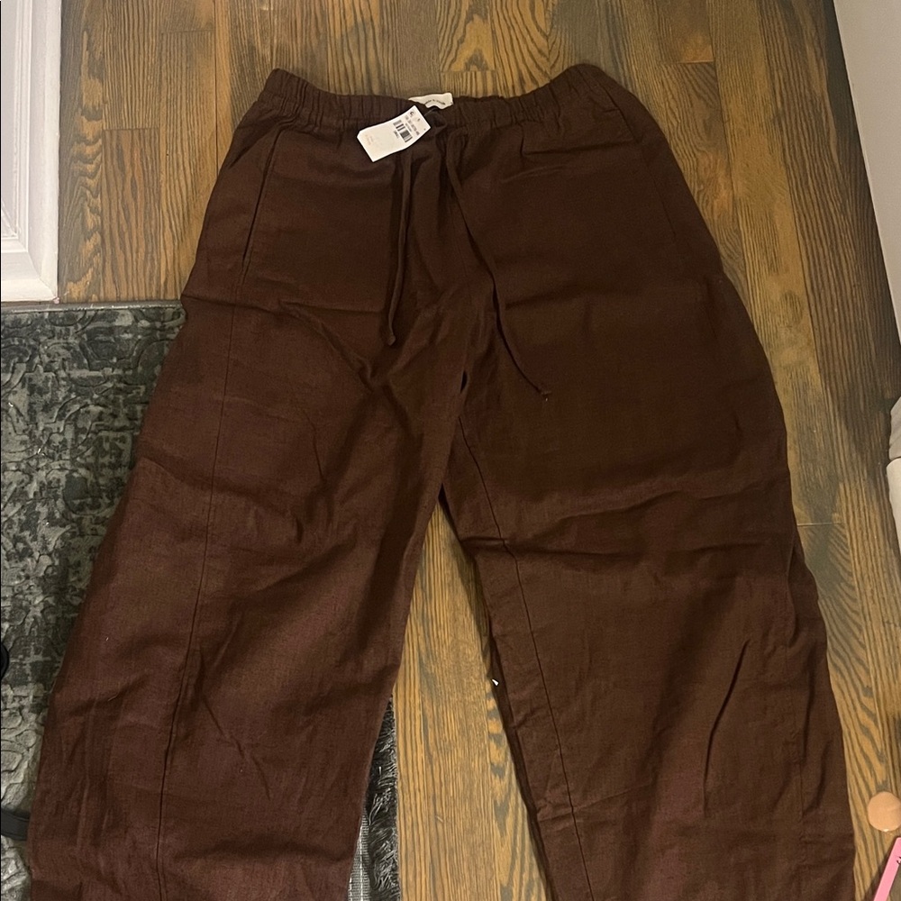 Abercrombie & Fitch Women's Brown Wide Leg Pants